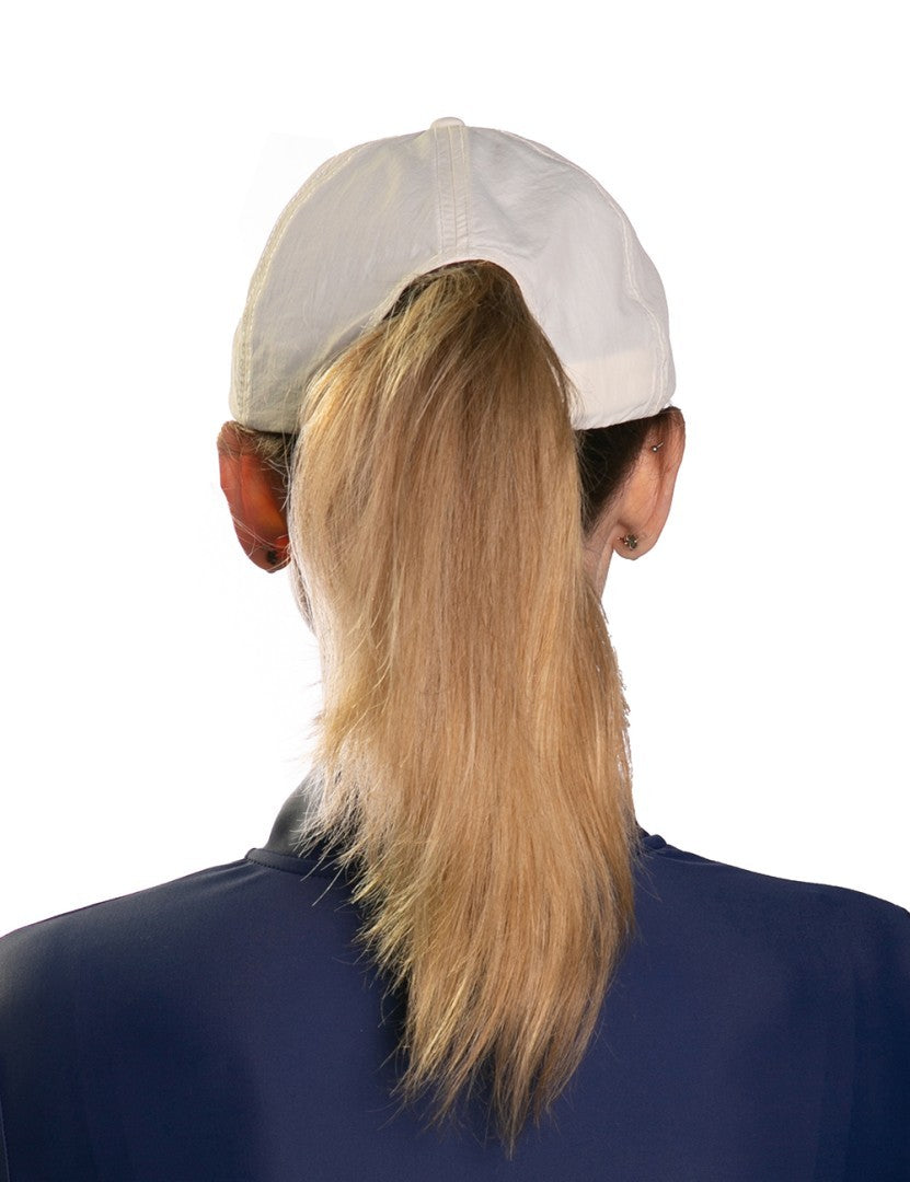 iq-uv Sonnenschutz Cap mit Logo recycelt, weiss (1 Stk)