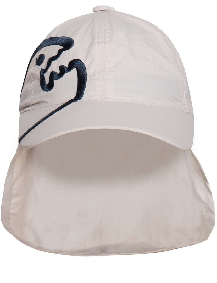 iq-uv UV Schutz Cap Bites mit Nackenschutz Kinder, stone (1 Stk)