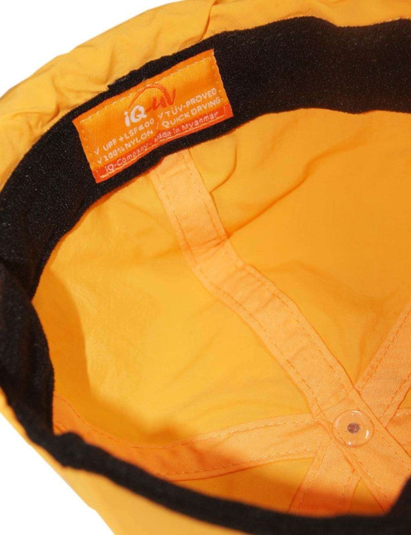 iq-uv UV Schutz Cap Bites mit Nackenschutz Kinder, orange (1 Stk)