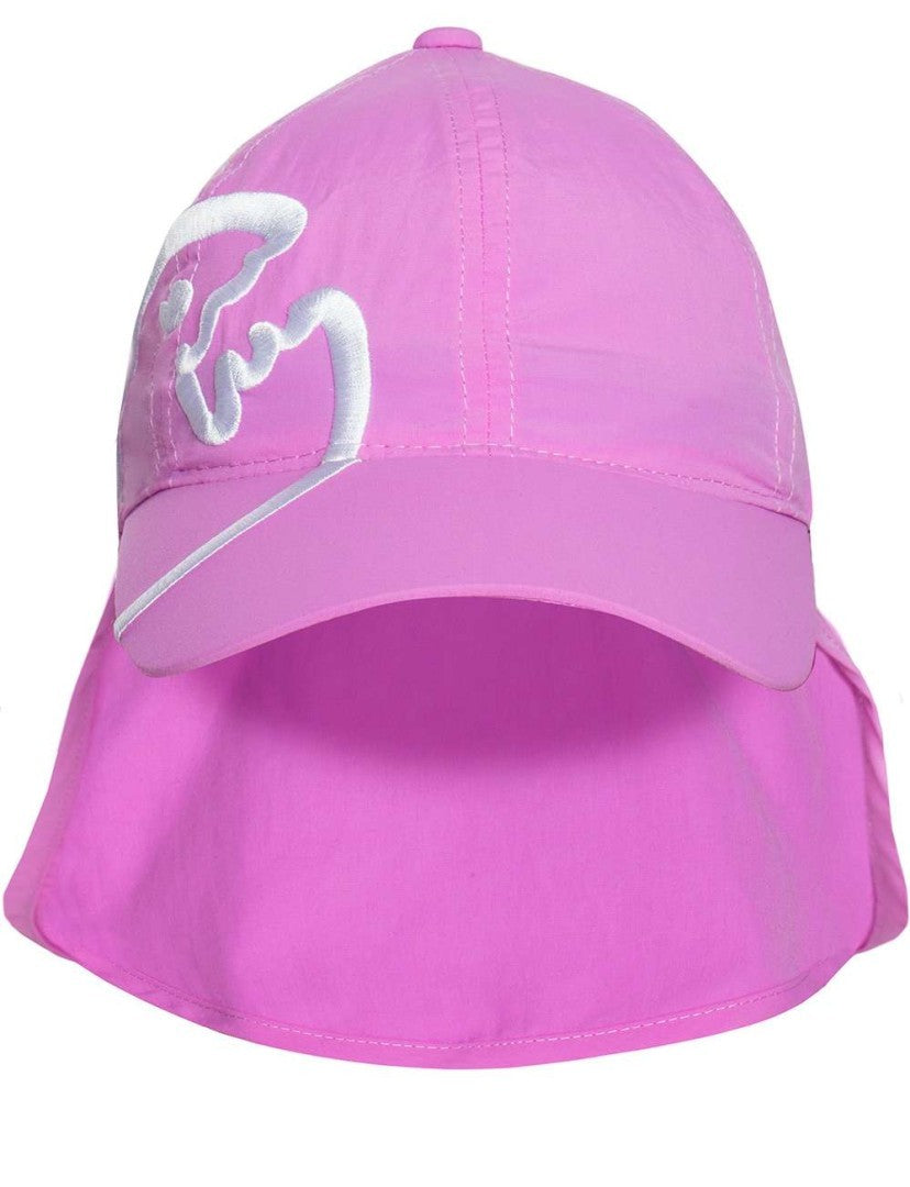 iq-uv UV Schutz Cap Bites mit Nackenschutz Kinder, pink (1 Stk)