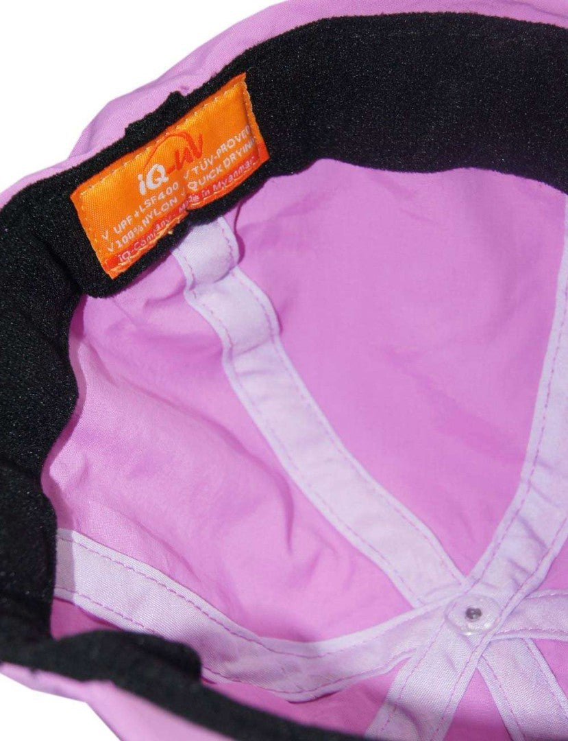 iq-uv UV Schutz Cap Bites mit Nackenschutz Kinder, pink (1 Stk)
