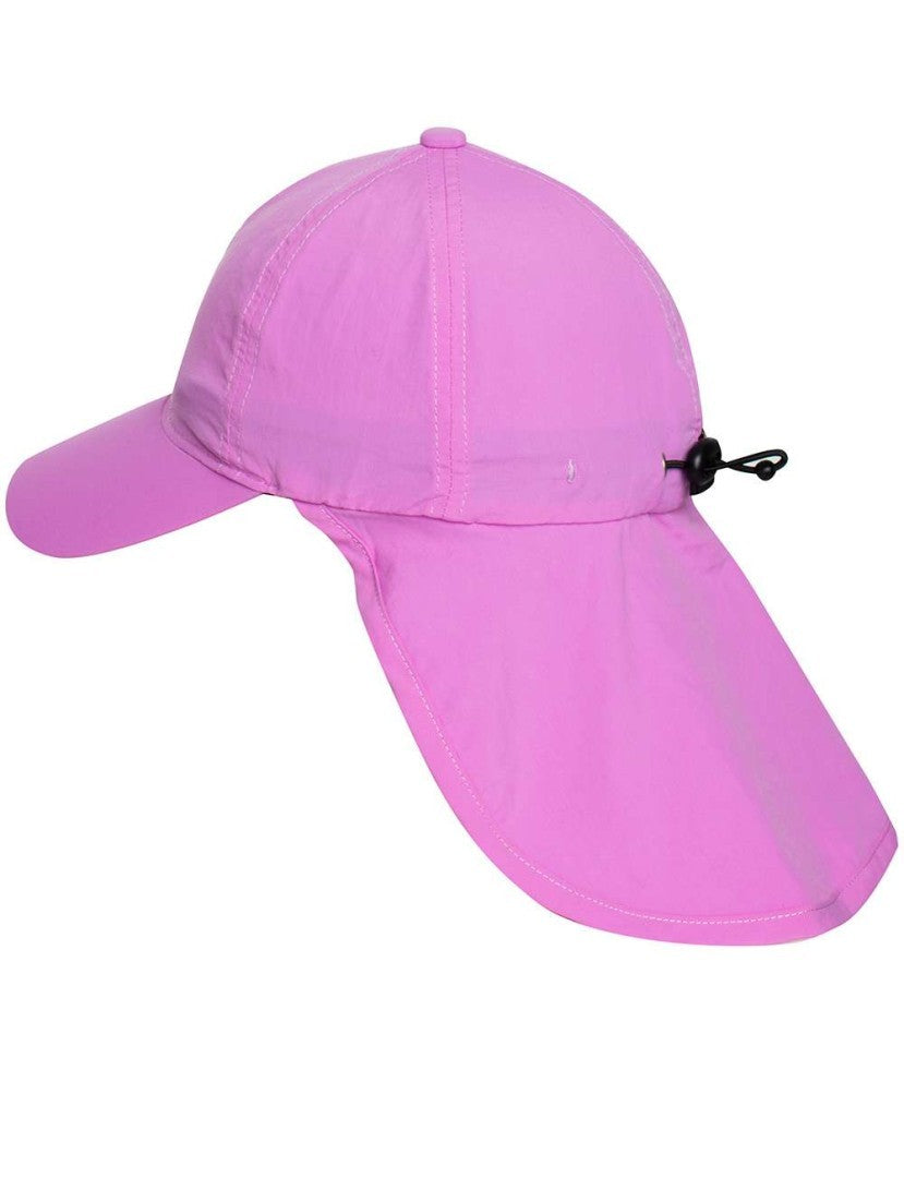 iq-uv UV Schutz Cap Bites mit Nackenschutz Kinder, pink (1 Stk)