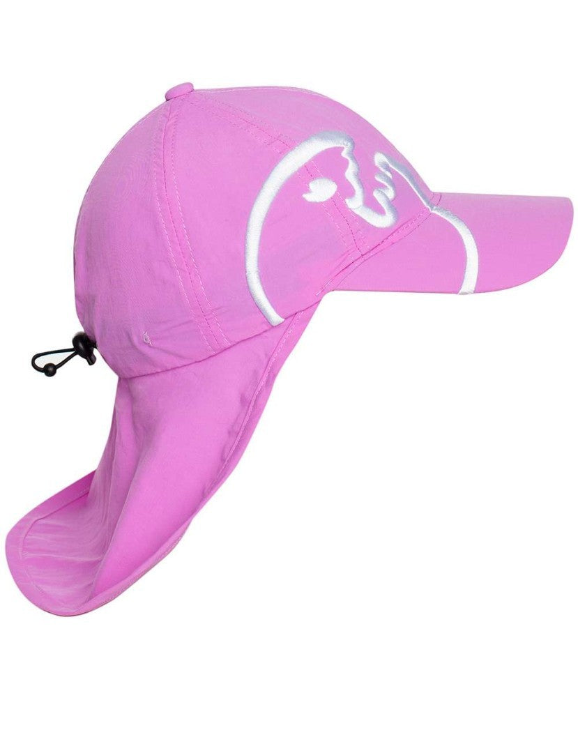 iq-uv UV Schutz Cap Bites mit Nackenschutz Kinder, pink (1 Stk)
