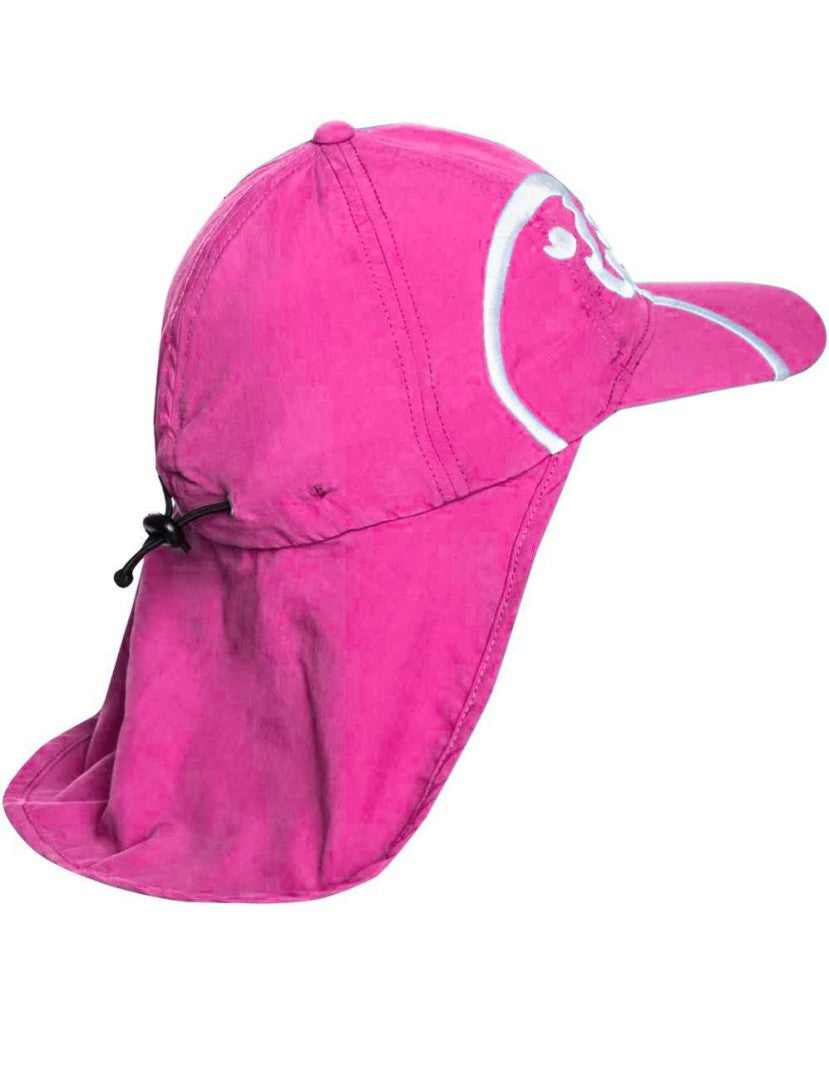 iq-uv UV Schutz Cap Bites mit Nackenschutz Kinder recycelt, pink (1 Stk)
