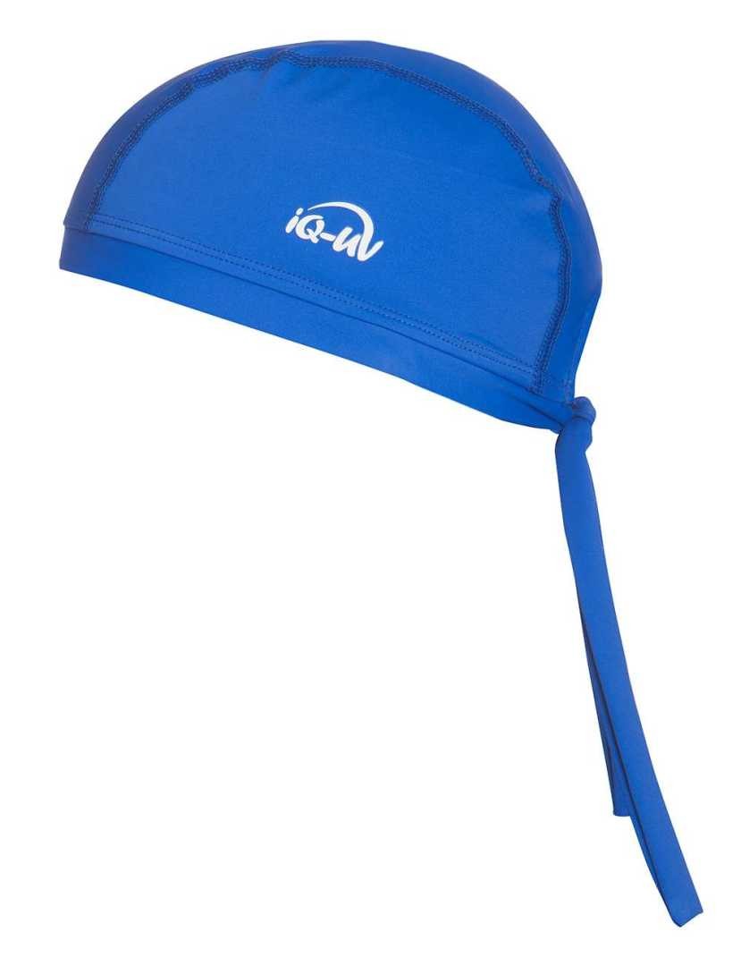 iq-uv UV Schutz Bandana Badekappe, blau, Kopfumfang: 59cm (1 Stk)