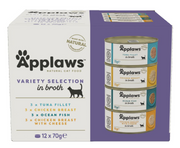 Applaws Multipack Supreme Collection, Nassfutter für Katzen (12x70g)