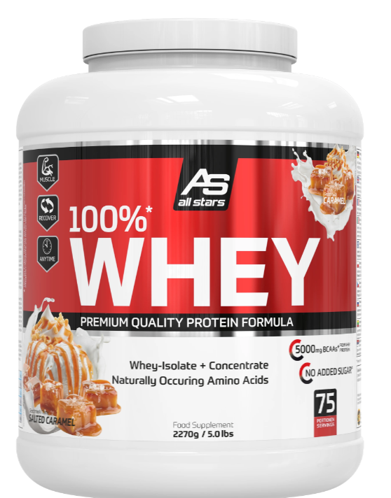 All Stars 100% Whey Protein Salted Caramel (2270g)