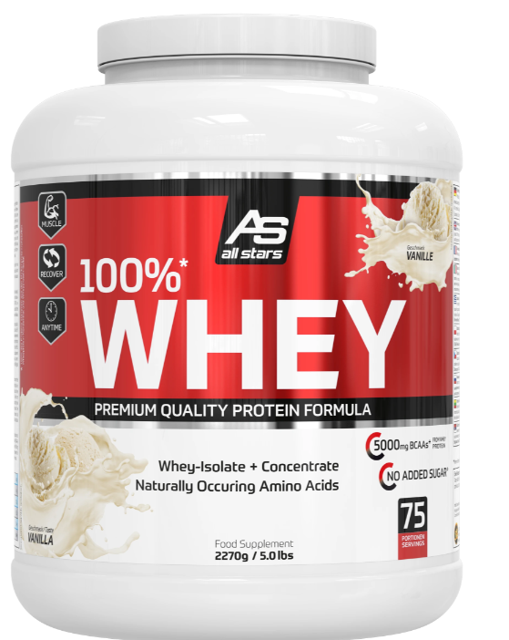 All Stars 100% Whey Protein Vanilla (2270g)