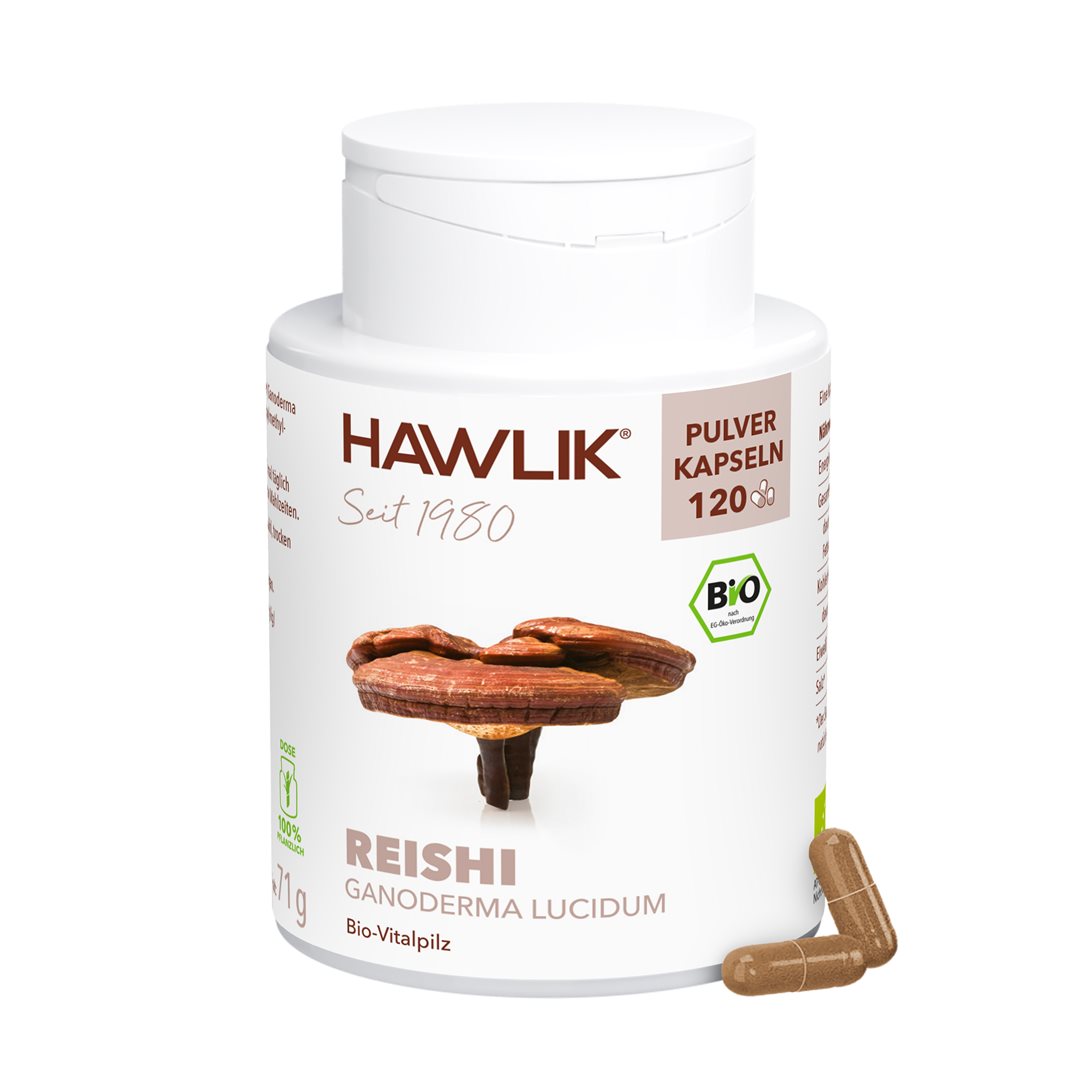 HAWLIK Reishi Pulverkapseln (120 Stk)