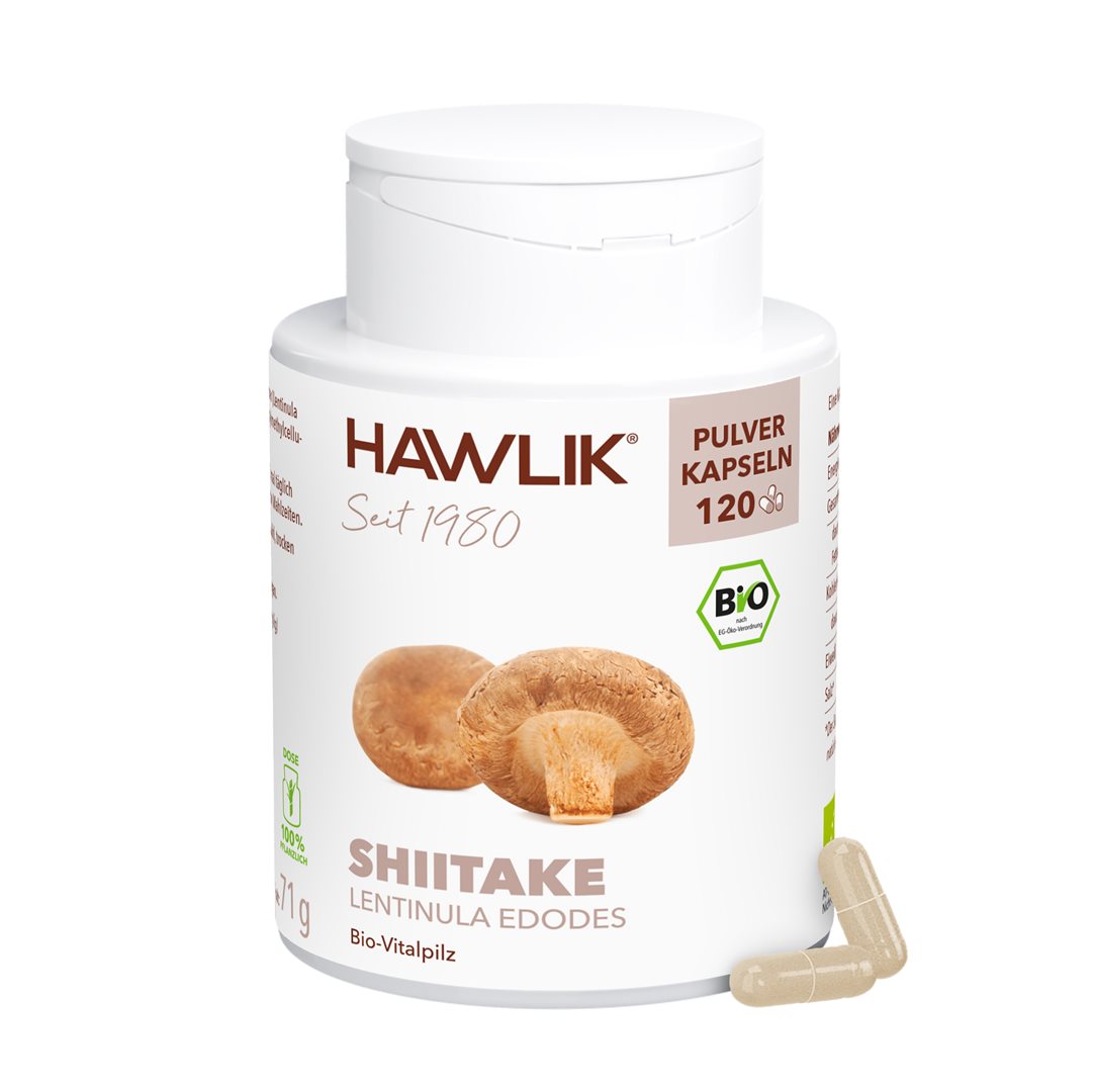 HAWLIK Shiitake Pulverkapseln (120 Stk)