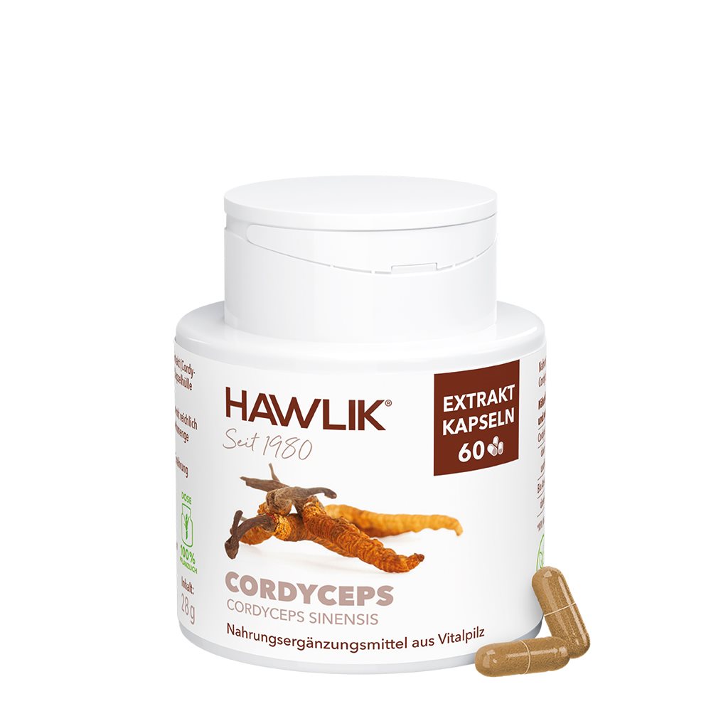 HAWLIK Cordyceps Extrakt Kapseln (60 Stk)