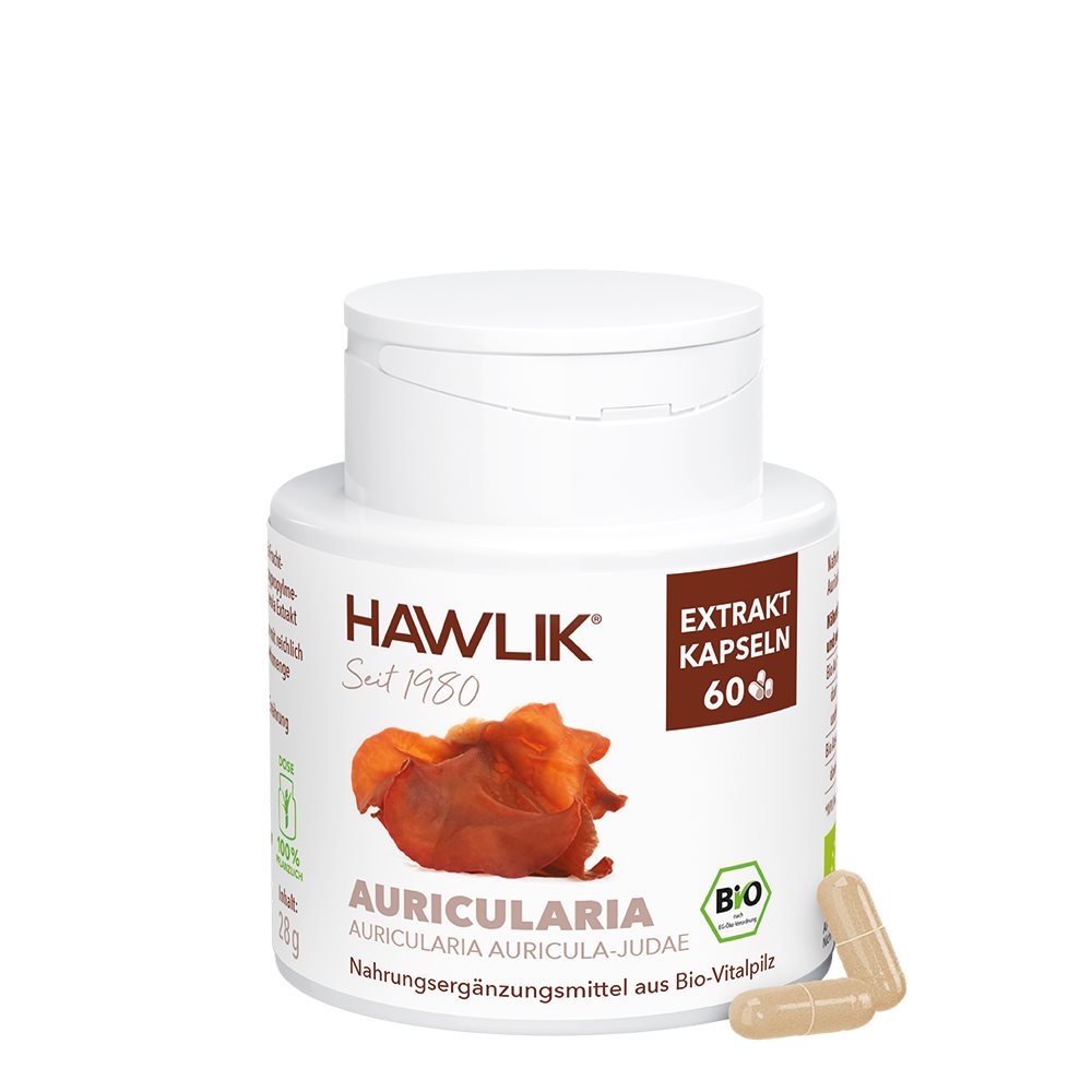 HAWLIK Auricularia Extrakt Kapseln (60 Stk)