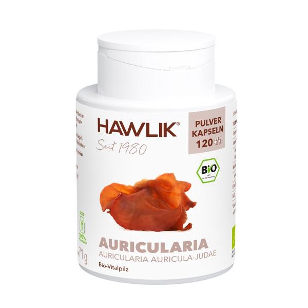 Hawlik Auricularia Powder Capsules (120 pcs)