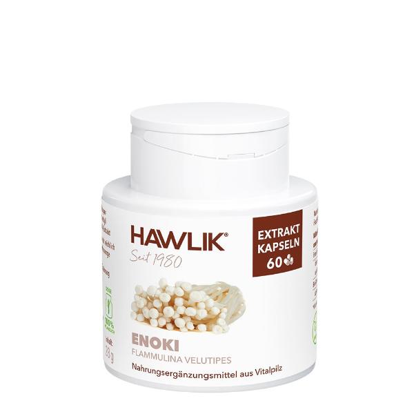 Hawlik Enoki Extrakt Kapseln (60 Stk)