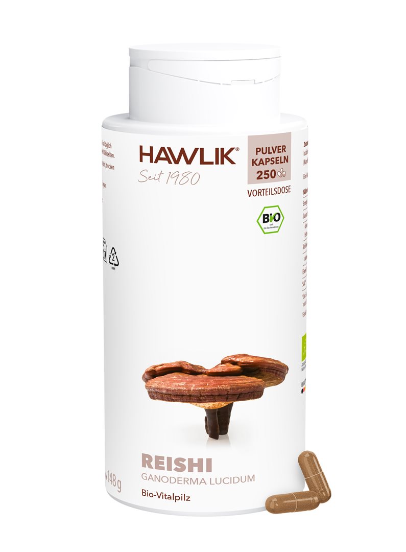 HAWLIK Reishi Pulverkapseln (250 Stk)