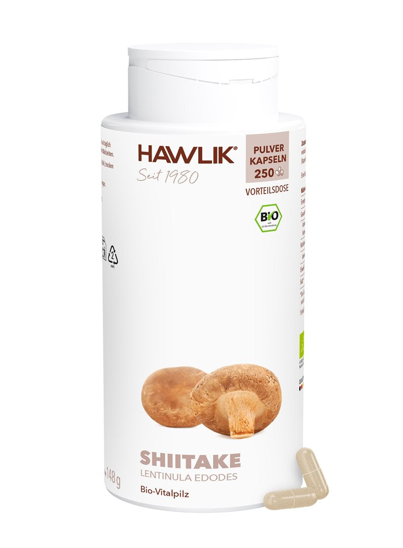HAWLIK Shiitake Pulverkapseln (250 Stk)