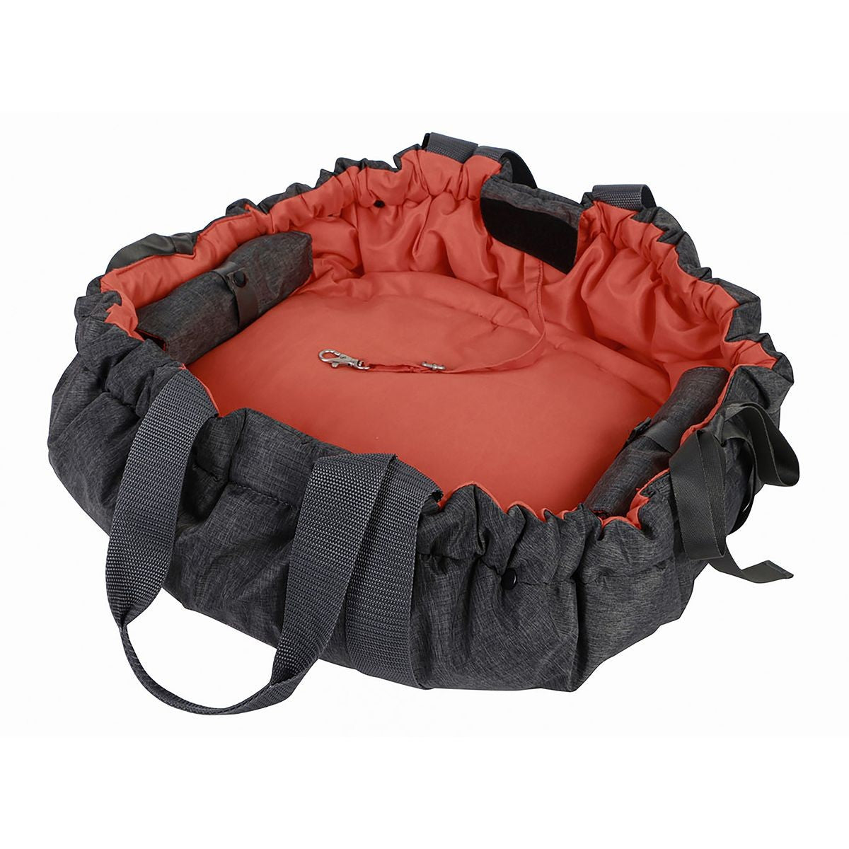 Zu​&​Lu Shelly 3in1 Hundetransporttasche rot, 60x21x23cm (1 Stk)