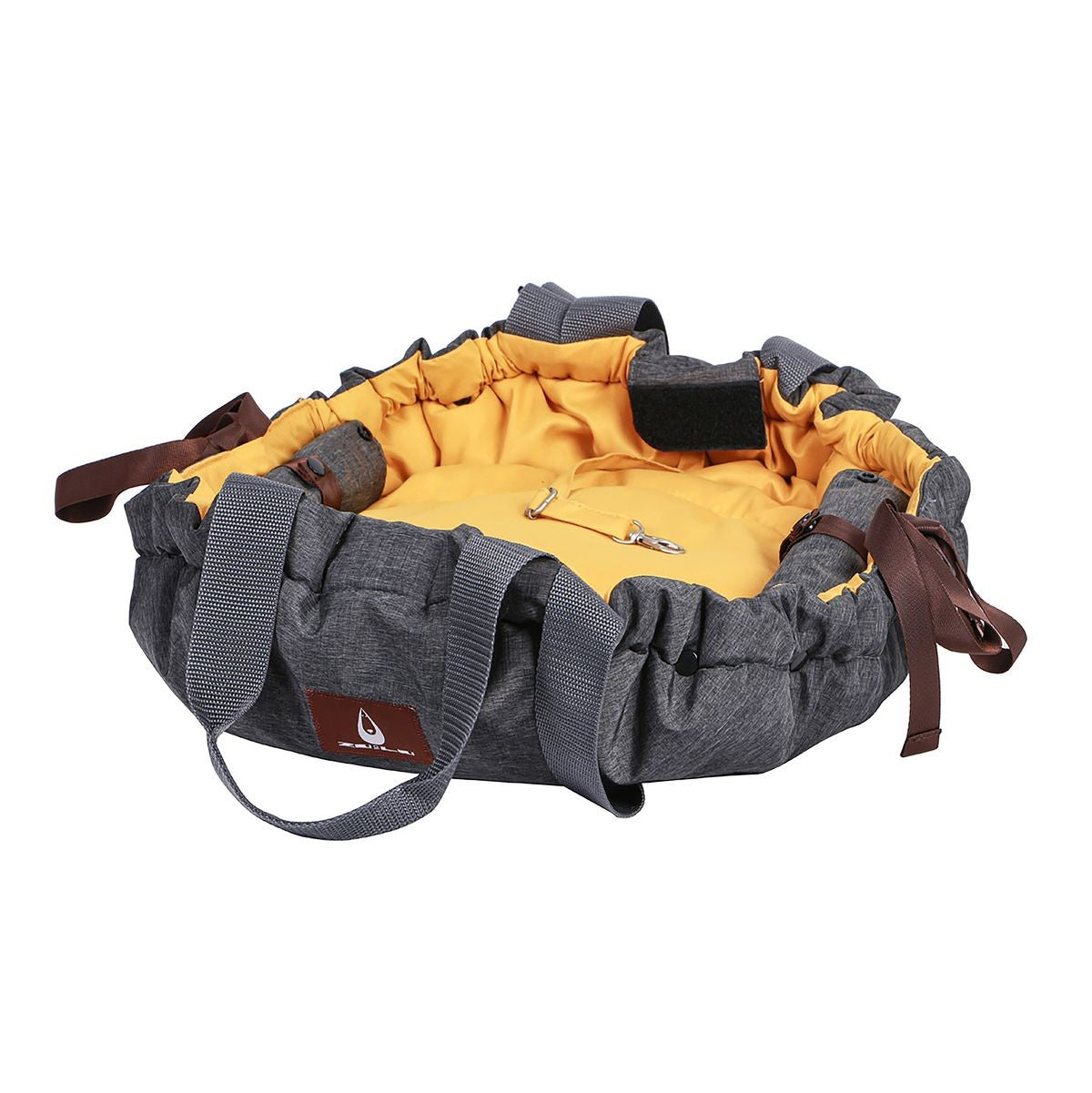 Zu​&​Lu Shelly 3in1 Hundetransporttasche gelb, 60x21x23cm (1 Stk)