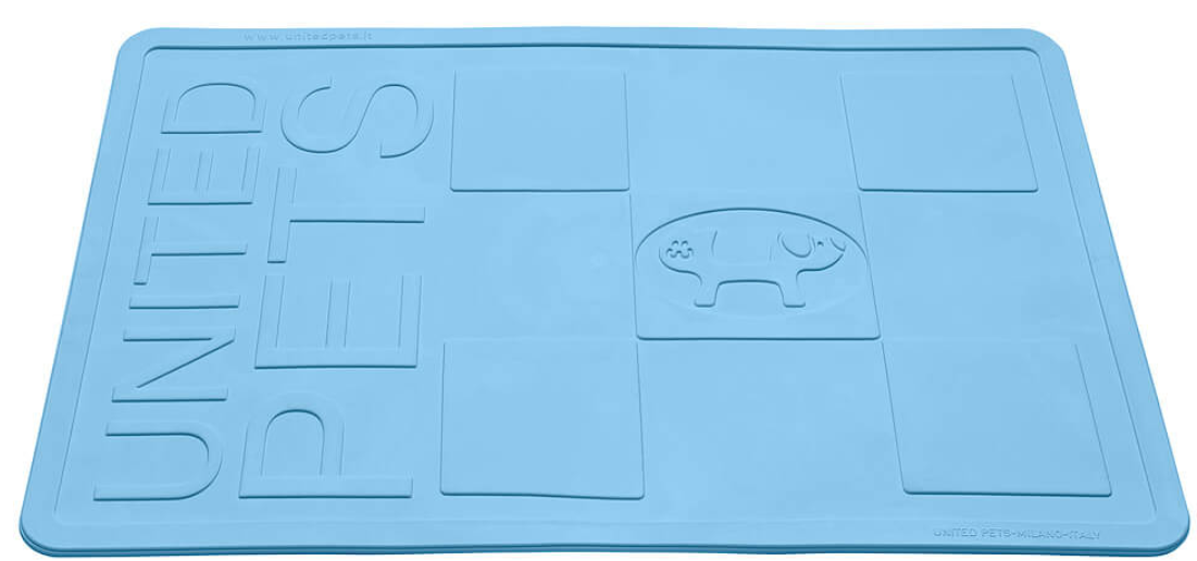 United Pets Napfunterlage Mustafà hellblau, 45x30cm (1 Stk)