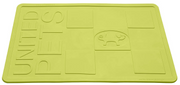 United Pets Napfunterlage Mustafà hellgrün, 45x32cm (1 Stk)