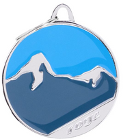 rogz Mönch & Jungfrau Hunde-ID-Tag, Durchmesser 3cm (1 Stk)