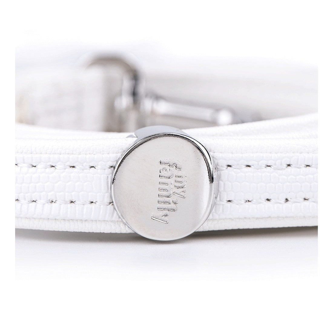 MyFamily Saint Tropez Similpelle Leder-Hundeleine weiss, bis 12kg (1 Stk)