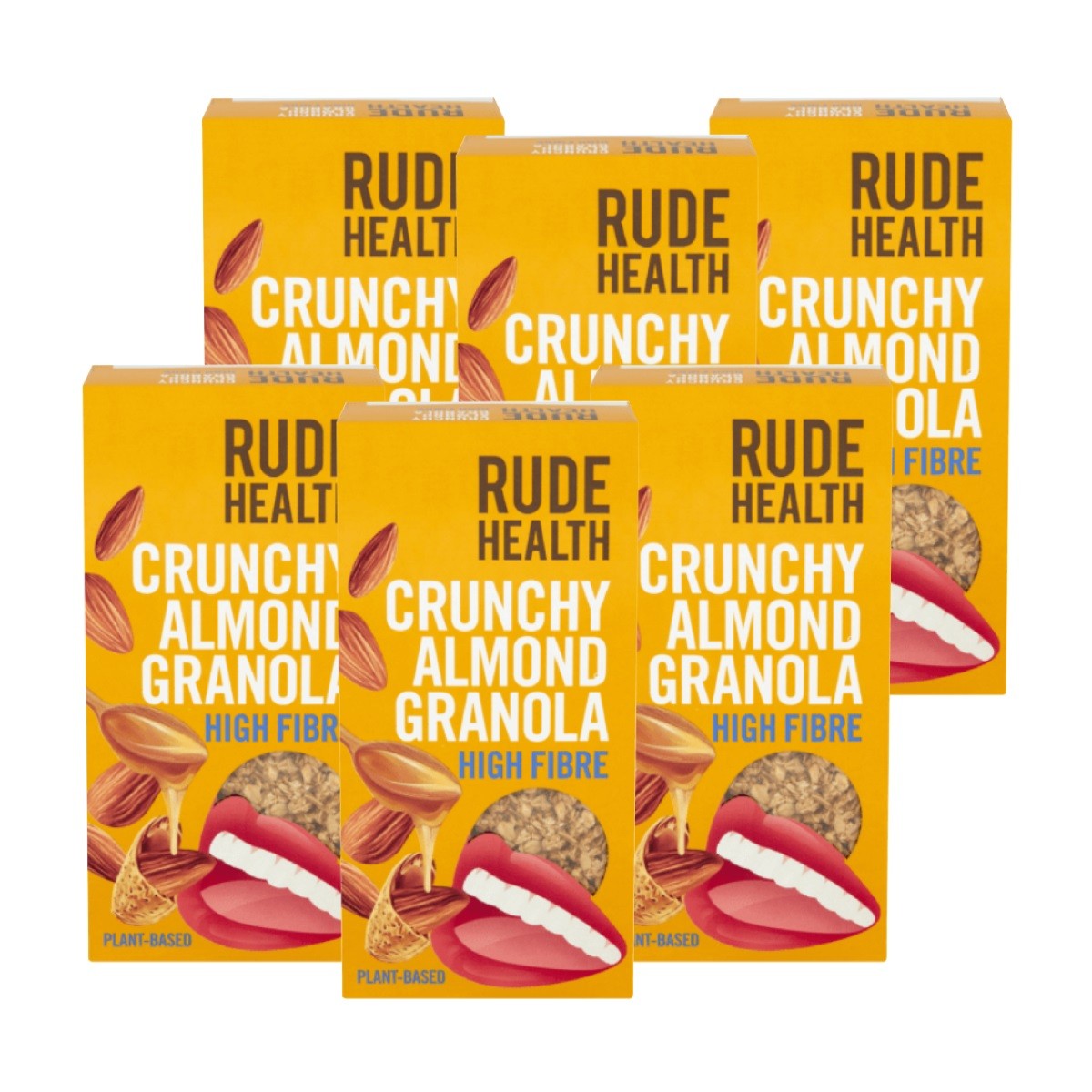 Rude Health Crunchy Almond Granola (6x400g)