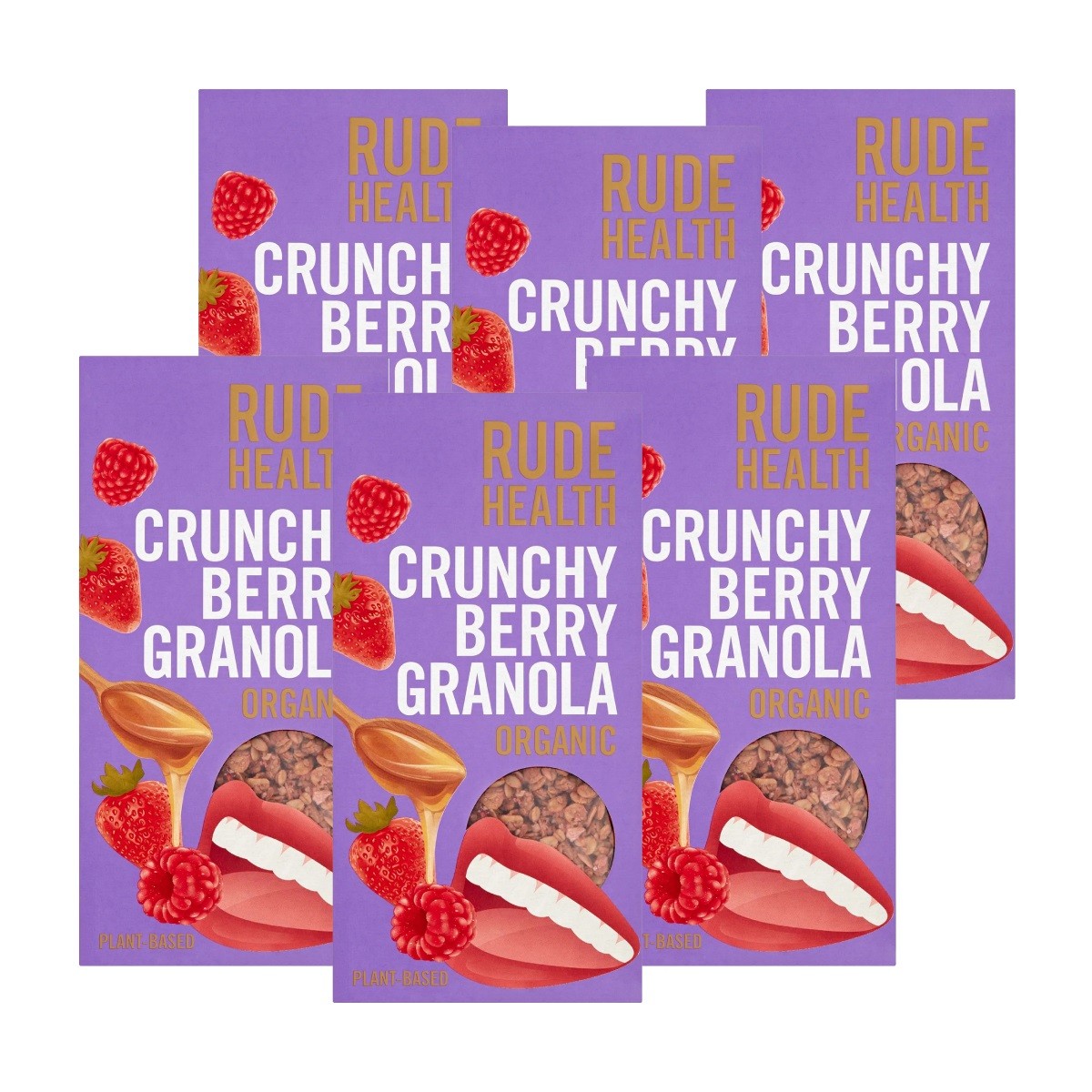 Rude Health Crunchy Berry Granola Bio (6x400g)