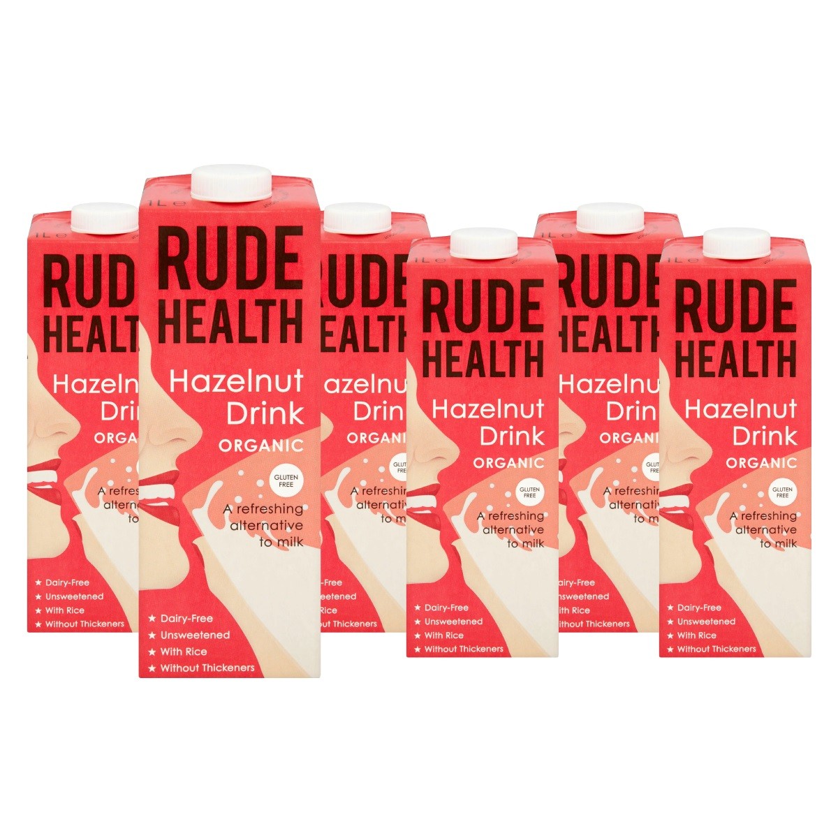 Rude Health Hazelnut Drink Bio (6x1 Liter)