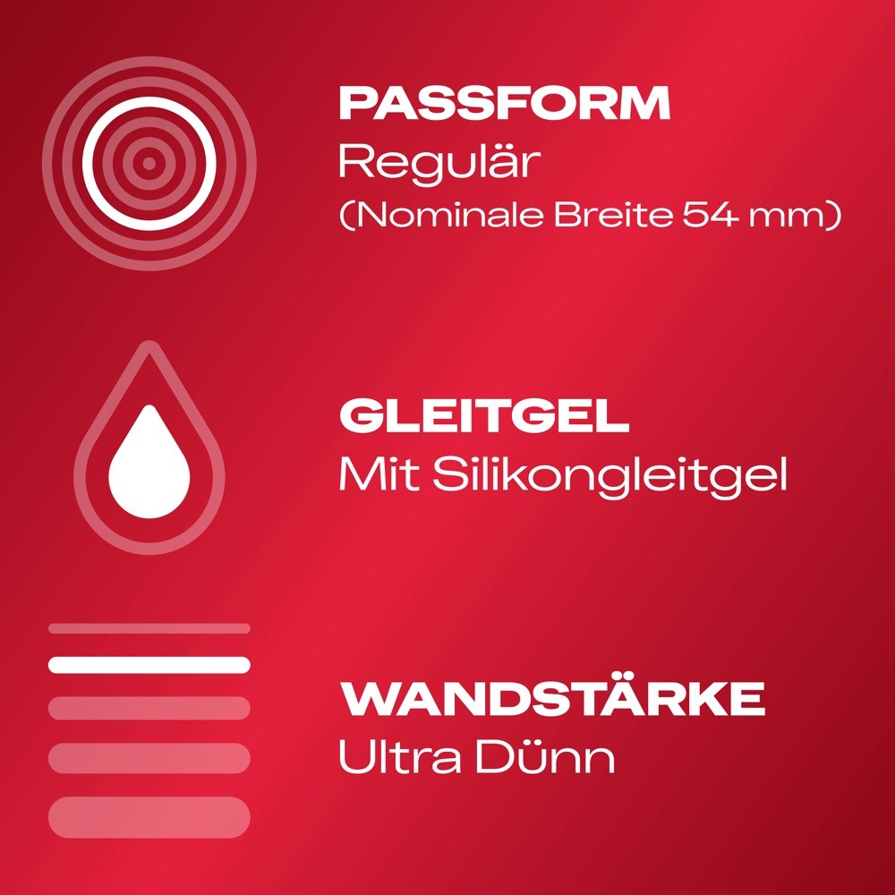 Durex Gefühlsecht Ultra Kondome, reguläre Passform (30 Stk)