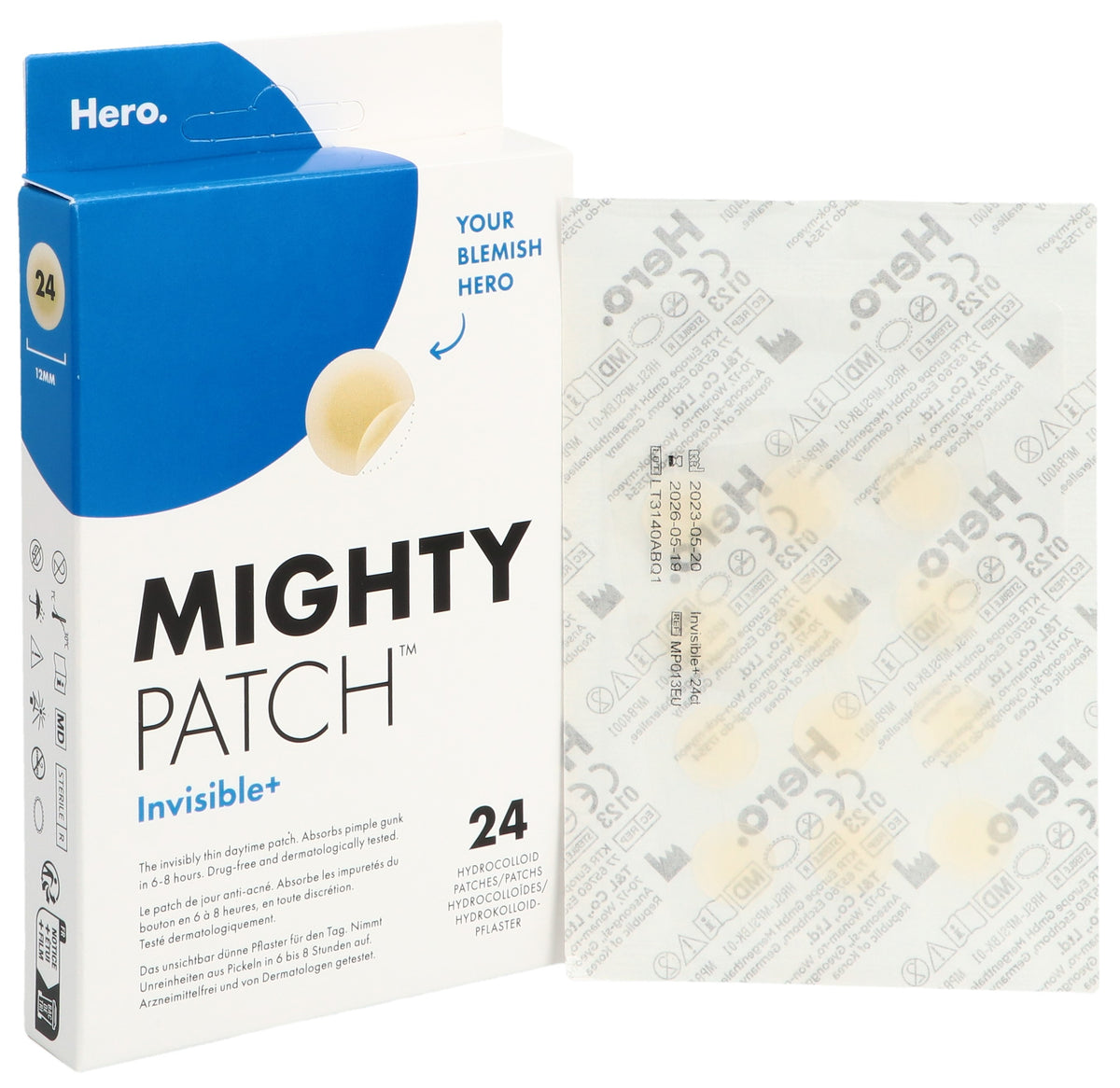 Hero. Mighty Patch Invisible+ (24 Stk)