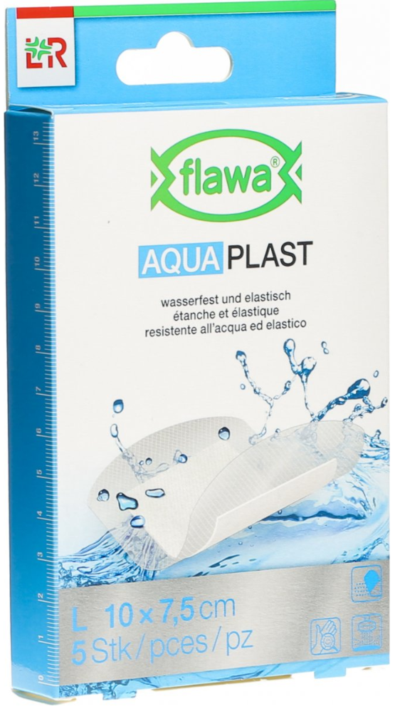 FLAWA Aqua Pflaster 7.5x10cm wasserfest (5 Stk)