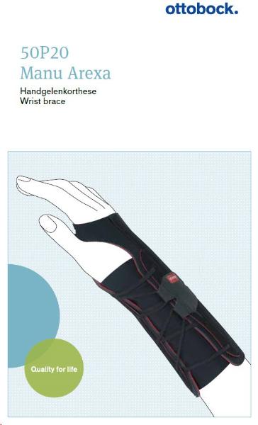 Ottobock Manu Arexa Orthèse de poignet, taille L (1 pce)