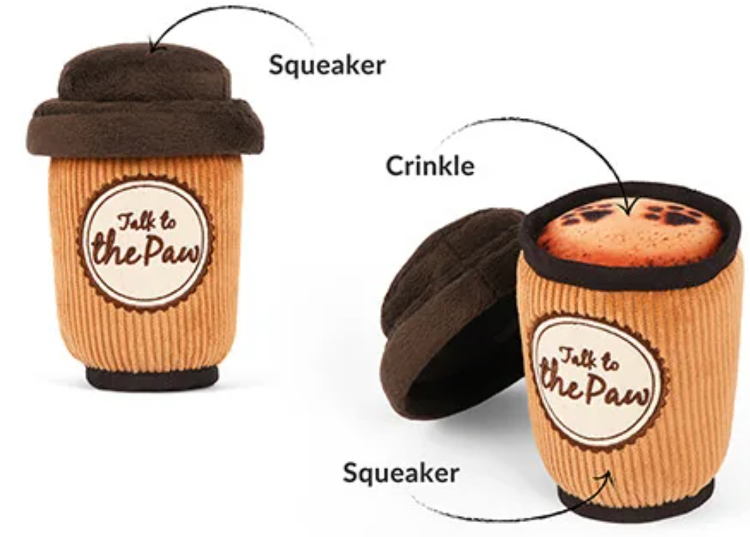 P.L.A.Y. Hundespielzeug Pup Cup Café Coffee To Go (1 Stk)
