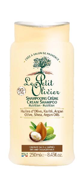 Le Petit Olivier Nourishing Cream Shampoo Olive, Shea & Argan (250ml)