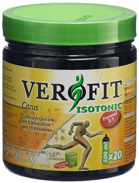 Verofit Isotonic Pulver Citrus (600 g)