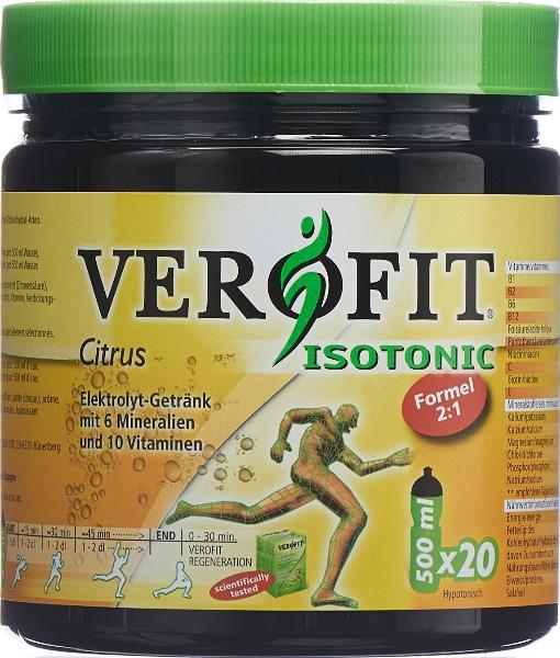 Verofit Isotonic Pulver Citrus (600 g)