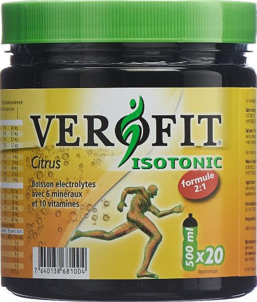 Verofit Isotonic Pulver Citrus (600 g)