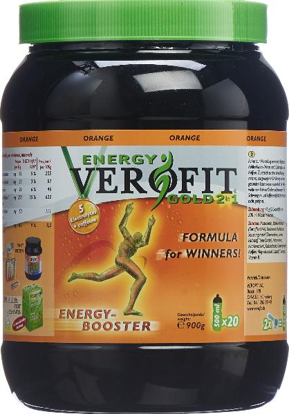 Verofit Energy Gold 2in1 Pulver Orange (900 g)