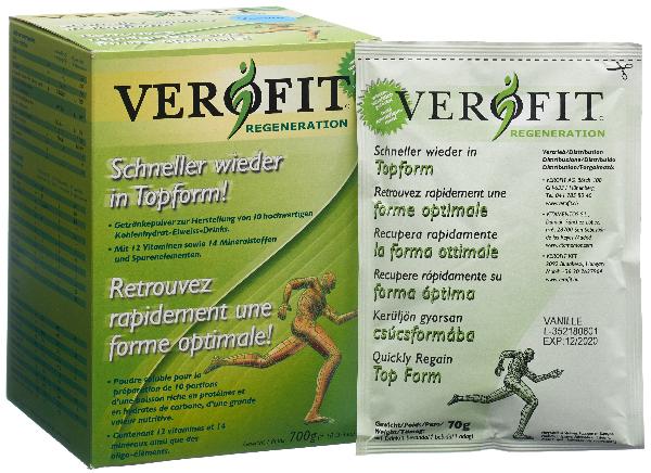 Verofit Regeneration Powder Vanilla (10x70g)