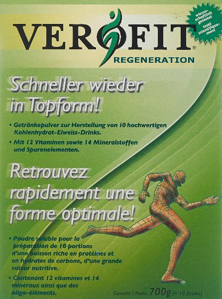 Verofit Regeneration Powder Chocolate (10x70g)