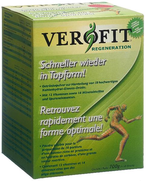 Verofit Regeneration Powder Strawberry (10x70g)