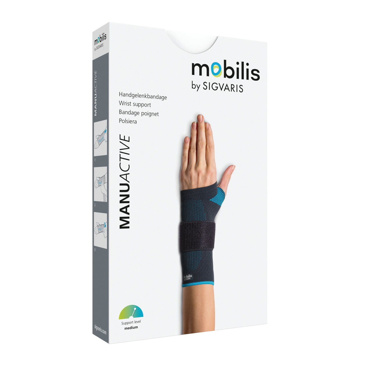 Sigvaris ManuActive Handgelenkbandage Grösse S rechts (1 Stk)