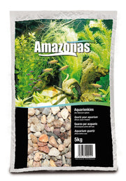 Amazonas Aquarien Kies hellbraun, 3-5mm (5kg)