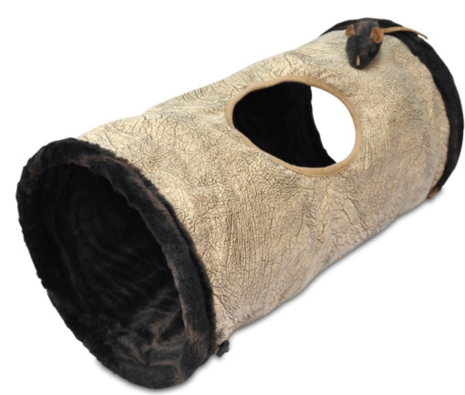P.L.A.Y. Luxury Katzentunnel Purr & Pounce Braun (1 Stk)
