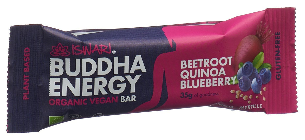 ISWARI Energy Bar Rote Bete Quinoa Heidelbeere Bio (35g)