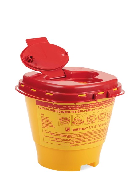 Multi-Safe Needle Disposal Box 2000ml twin plus (1 pc)