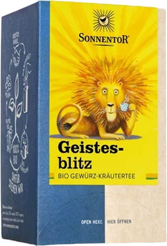SONNENTOR Geistesblitz Tee (18 Beutel)