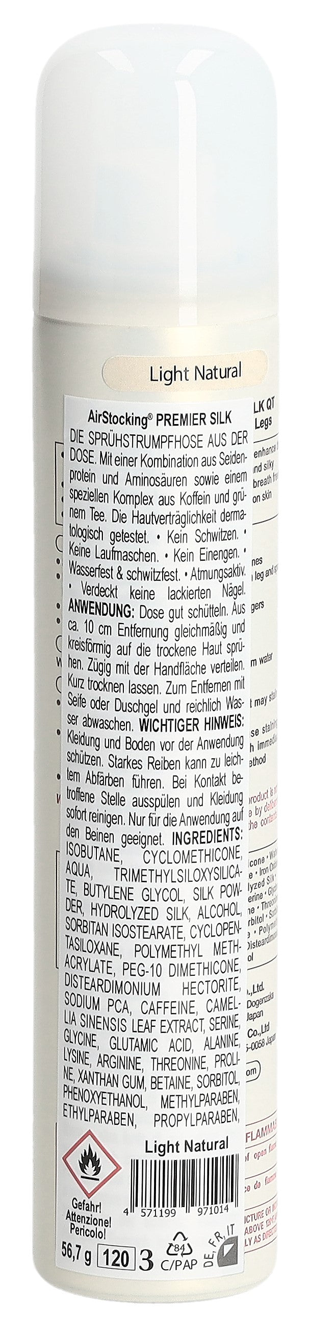 Air Stocking Premier Silk Strumpf-Spray Light Natural (56g)