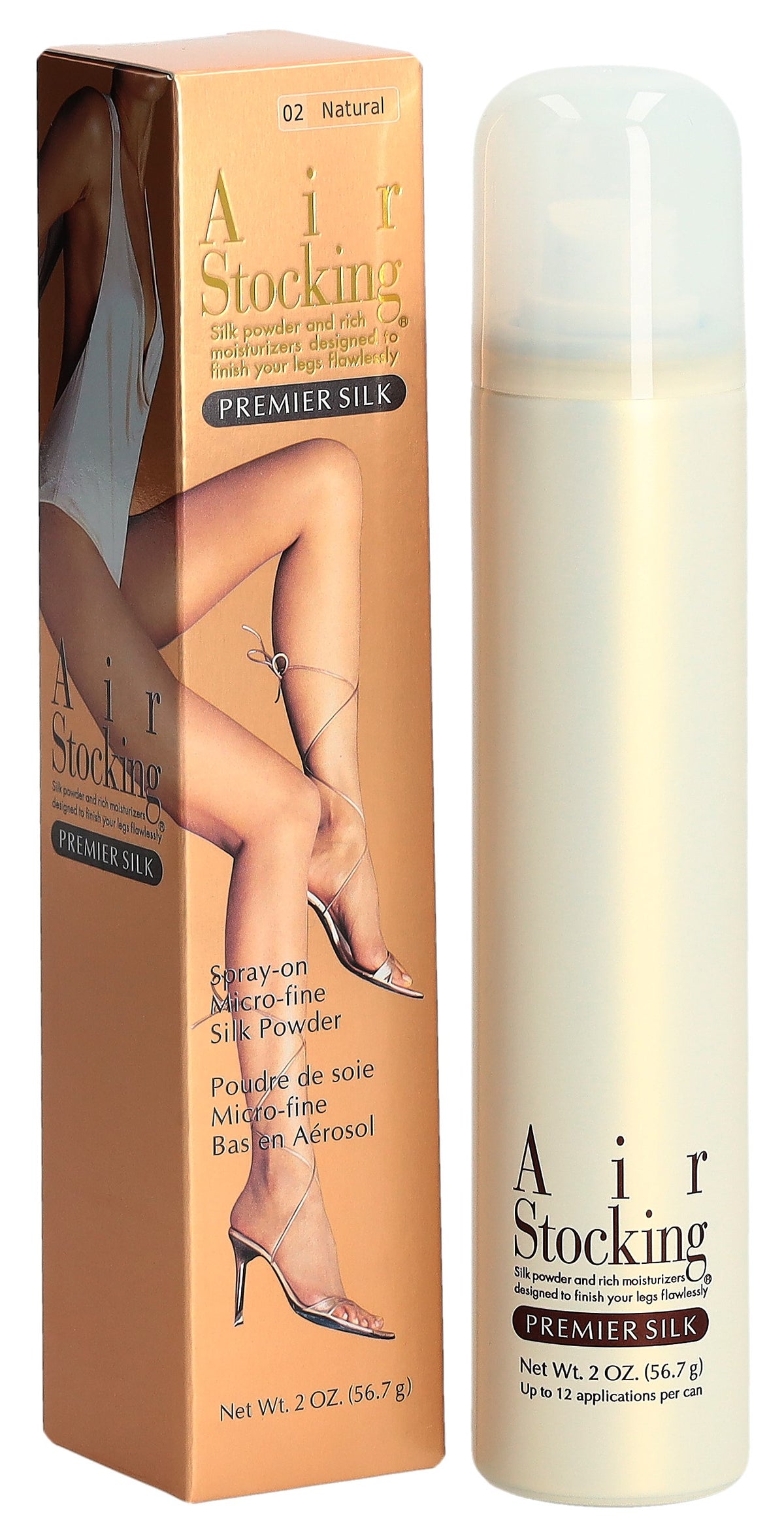 Air Stocking Premier Silk Calze spray Natural (56g)